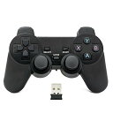 【中古】【未使用・未開封品】QUMOX 2.4GHz Wireless Gamepad Joystick Joypad Game Controller for PC (Can't Support win10) [並行輸入品]