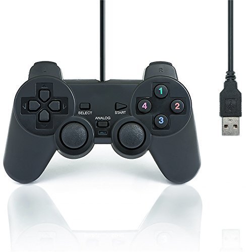 【中古】【未使用 未開封品】QUMOX Wired USB Gamepad Game Gaming Controller Joypad Joystick for PC Computer Laptop 並行輸入品