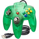 【中古】【未使用・未開封品】LUXMO PREMIUM Classic N64 USB Controller,Retro N64 Gamepad Joystick PC Controllers for Windows PC Mac Linux Raspberry pi3 Genesis Higan