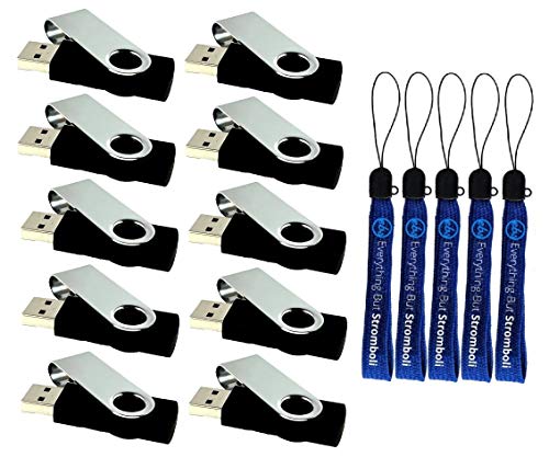 【中古】【未使用・未開封品】64GB USBフラッシュドライブ (10バルクパック - ブラック) USB 3.0スピードペンドライブ コンピューター、ノートパソコン、タブレット用 (5) Eve