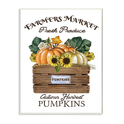 【中古】【未使用・未開封品】Stupell Industries ファーマーズマーケット 秋の収穫 チャーミング パン..