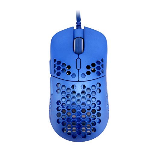 【中古】【未使用・未開封品】HK Gaming Mira S Ultra Lightweight Honeycomb Shell Wired Gaming Mouse - 6 Buttons - 2.1 oz (61 g) (12 000 cpi, Metallic Blue) [並行輸入