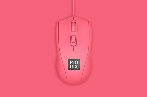 yÁzygpEJizMionix Avior Frosting Ambidextrous Optical Gaming Mouse (Peach/Pink) [sAi]