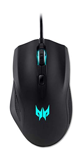 yÁzygpEJizAcer Predator Cestus 320 RGB Gaming Mouse ? On-The-Fly DPI Shift Setting, On-Board Memory and Programmable Buttons [sAi]