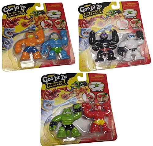 【中古】【未使用 未開封品】Heroes of Goo Jit Zu Minis Versus バンドル - Pantaro Scorpius Thrash Tygor Blazagon Rock Jaw