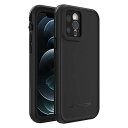 【中古】【未使用 未開封品】LifeProof FREシリーズ 防水ケース iPhone 12 Pro用 - ブラック(77-65909)