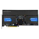 【中古】【未使用・未開封品】Sonnet Technologies Fusion Dual U.2 SSD PCIeカード