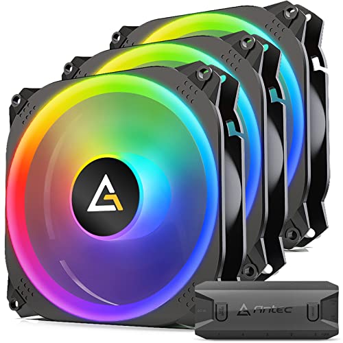 【中古】【未使用・未開封品】Antec Prizm X 120、RGBファン、ケースファン 120mm、アドレス指定可能なRGBファン、Prizmシリーズ3パック
