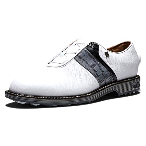 š̤ۡѡ̤ʡFootJoy Men's Premiere Series-Packard Boa Golf Shoe, White/Grey, 9.5 X-Wide