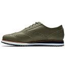 【中古】【未使用・未開封品】FootJoy Women's Sport Retro Golf Shoe, Olive, 11