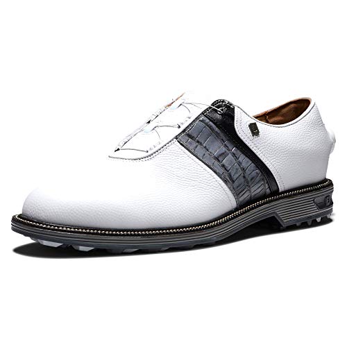 š̤ۡѡ̤ʡFootJoy Men's Premiere Series-Packard Boa Golf Shoe, White/Grey, 13 X-Wide