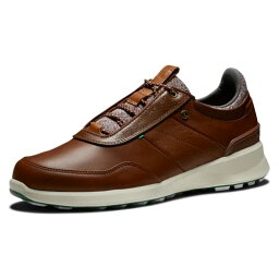 【中古】【未使用・未開封品】FootJoy Men's Stratos Golf Shoe, Cognac, 9