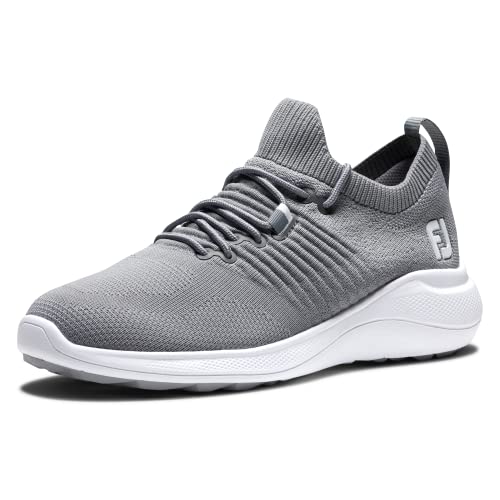 【中古】【未使用・未開封品】FootJoy Womens FJ Flex XP Golf Shoe, Light Grey, 10