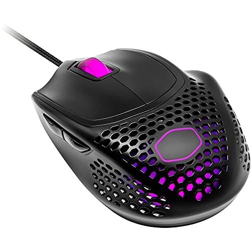 【中古】【未使用・未開封品】Cooler Master MM720 ブラック マット 軽量 ゲーム用マウス ウルトラウィーブケーブル 16000 DPI 光学センサー RGB ユニークな爪グリップ形状