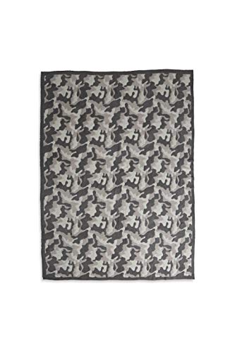 【中古】【未使用・未開封品】Barefoot Dreams CozyChic 迷彩スローブランケット スーパーソフト ストーンマルチ 54インチx72インチ