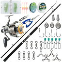 【中古】【未使用・未開封品】Dr.Fish ナマズロッドとリールコンボ 7フィート スピニングトローリングロッド 高耐久 ナマズロッド ベイトフィーダー ナマズ...