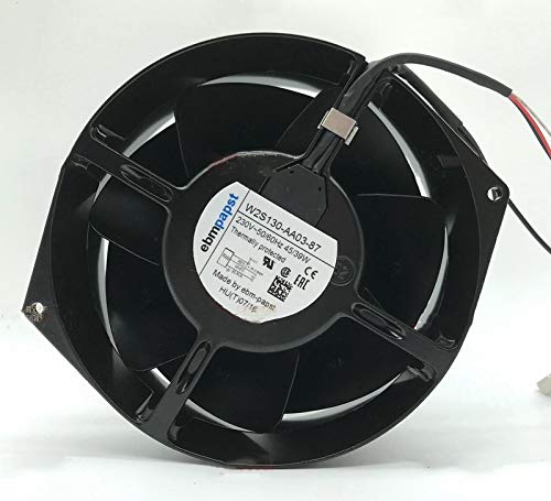 for 230V 172mm ebmpapst W2S130-AA03-87 Fan - 45/39W 224CFM 17251 3-Wire Cooling Fan