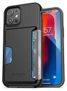 【中古】【未使用・未開封品】Encased ファントム ウォレットケース iphone12/iphone12pro ケース カード 背面ホルダー付き スマホケース クレジットカード4枚収納 携帯ケー