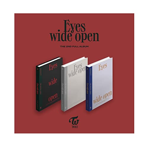【中古】【未使用 未開封品】JYP TWICE - Eyes wide open (Vol.2) アルバム 折りたたみポスター エクストラフォトカードセット(ランダムバージョン) JYPK1006