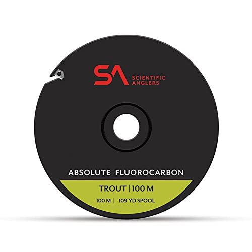 【中古】【未使用・未開封品】Scientific Anglers Absolute Fluorocarbon Trout ティペット (100M - 3X)
