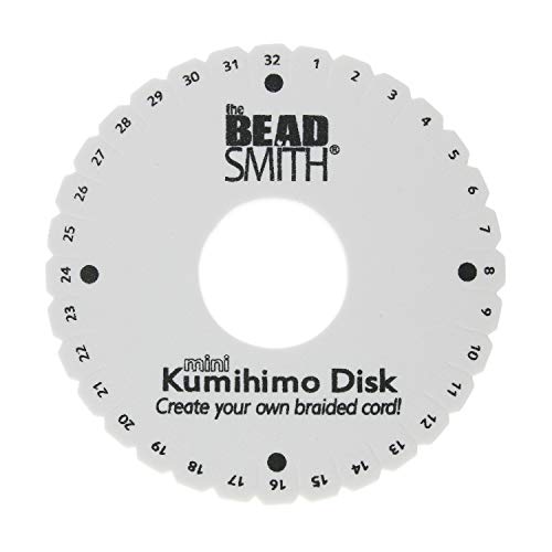 【中古】【未使用・未開封品】Beadsmith ラウンドクミヒモ ミニディスク 直径4.5インチ 厚さ3/8インチ ..