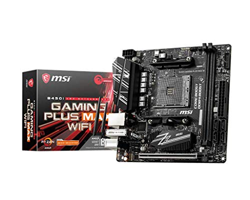 【中古】【未使用 未開封品】MSI Performance Gaming AMD Ryzen 第1 第2 第3世代 AM4 M.2 USB 3 DDR4 HDMIディスプレイポート Mini-ITXマザーボード (B450I ゲーミングプラ