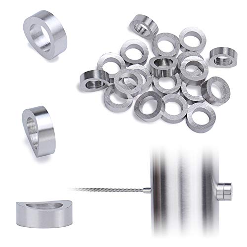 【中古】【未使用・未開封品】Muzata ケーブルレールワッシャーレベル 10.5mm 穴 50mm ラウンドパイプ..