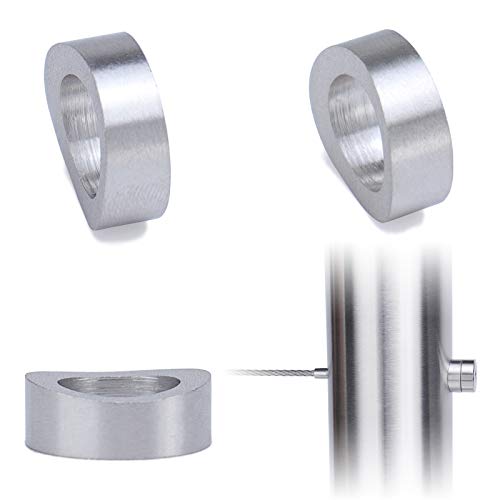 【中古】【未使用・未開封品】Muzata ケーブルレールワッシャーレベル 10.5mm 穴 60mmラウンドパイプ用..