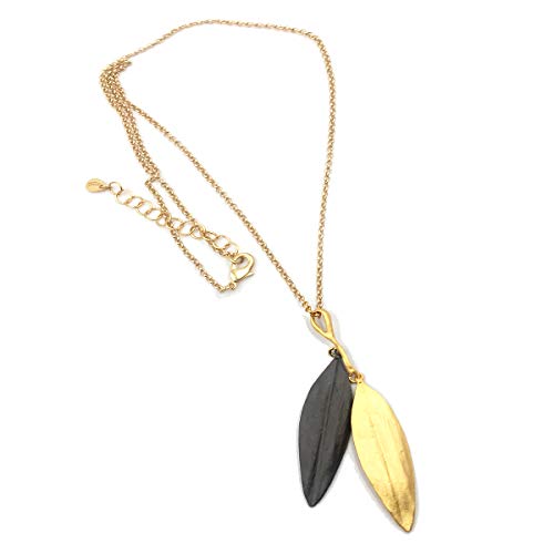 【中古】【未使用・未開封品】Cordyline ダブルリーフペンダントネックレス #9230(4.0)