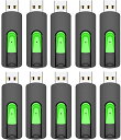 【中古】【未使用・未開封品】Aiibe 10パック 64GB USB フラッシュドライブ フラッシュドライブ USB 2.0 サムドライブ メモリースティック ...