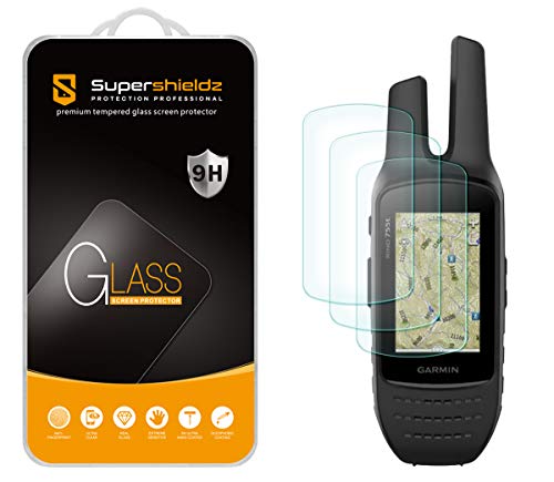 【中古】【未使用・未開封品】Supershieldz Garmin Rino 750 755T用強化ガラススクリーンプロテクター 傷防止 気泡なし 3枚パック(4.0)