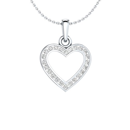 【中古】【未使用・未開封品】1/4カラットダイヤモンドハートペンダントネックレス 女性用 IGI証明書付き