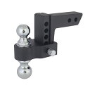 【中古】【未使用・未開封品】Trailer Valet ブラックアウトシリーズ 10K ドロップヒッチ 2インチ 2-5/16インチ 0-6インチ ドロップ