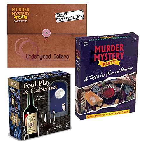 【中古】【未使用・未開封品】Murder Mystery ゲームキット バラエティパック 未解決ケースファイル 殺人ミステリーゲーム 殺人ミステリーディナーパーティーゲーム 1分ミステ