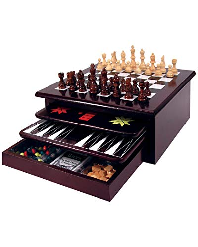 【中古】【未使用 未開封品】Etna Collections Etc 木製15イン1ゲームセンター Mサイズ