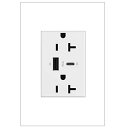【中古】【未使用・未開封品】adorne デュアルUSB 20A 超高速充電 6アンペア タイプA/C USB ハイブリッドコンセント ホワイト ARTRUSB...