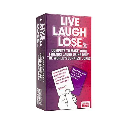 【中古】【未使用・未開封品】WHAT DO YOU MEME? Live Laugh Lose - コーニージョークを面白くして競うパーティーゲーム