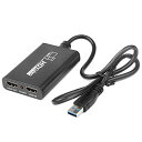 【中古】【未使用・未開封品】Firmyuan ビデオキャプチャデバイス USB 3.0 - HDMIアダプター コンバータキャプチャ フルHD ライブビデオキャ...
