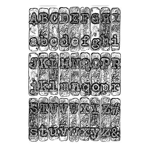 Sizzix 3D Texture Fades Embossing Folder By Tim Holtz-Typewriter -664760
