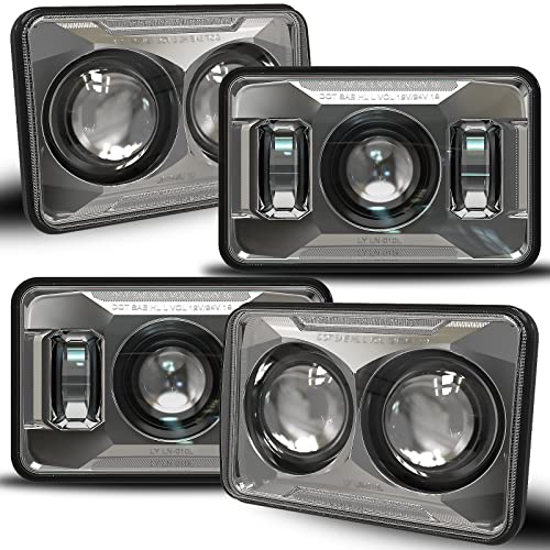 【中古】【未使用・未開封品】AUDEXEN 4x6インチ LED ヘッドライト 60W [DOT承認] ...