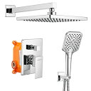 【中古】【未使用・未開封品】Gabrylly レインシャワー ハンドヘルドシャワーシステム付き シャワー蛇口セット バスルーム用 高圧10インチレインシャワーヘ...