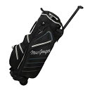 【中古】【未使用・未開封品】MacGregor Golf VIP カートバッグ ホイール/ハンドル内蔵 14方向仕切り ブラック/シルバー(4)