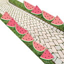 【中古】【未使用・未開封品】Big Dot of Happiness Sweet Watermelon ? 芝生デコレーション ? アウトドアフルーツパーティーヤードデコレーション ? 10ピース