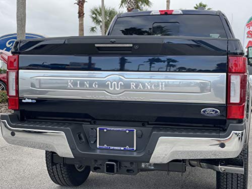 TufSkinz | "King Ranch レターインサート - 2020-2021 Super Duty - 10ピースキット グロスホワイト