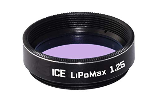 【中古】【未使用・未開封品】ICE 1.25インチ LiPoMax 二重強度 光汚染フィルター 望遠鏡低減用 夜空/星 2X