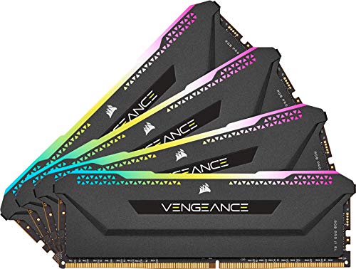 Corsair DDR4-3200MHz デスクトップPC用 メモリ VENGANCE RGB PRO SLシリーズ 32GB  CMH32GX4M4E3200C16