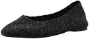 【中古】【未使用・未開封品】Skechers Women's Cleo-Missus-Engineered Knit Skimmer Ballet Flat, Black, 7 M US