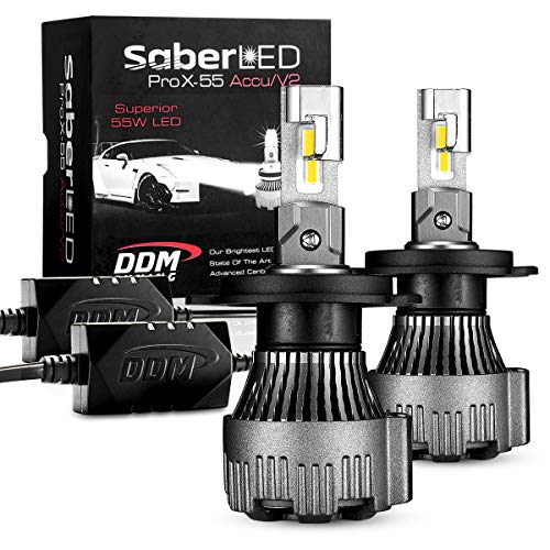 【中古】【未使用・未開封品】DDM チューニングセーバー 55W ProX Accu/V2 LEDキット 12500LM 6000K ペア FBA (H4 Hi/Lo)