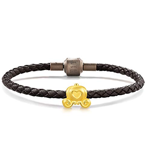 【中古】【未使用・未開封品】Chow Sang 999 24K 純金 おとぎ話 馬車 ミニチャームブレスレット 女性用 92314C, 17 CM, 金属, 不明