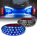 【中古】【未使用・未開封品】Xprite 60インチ ブルー LED トラック ベッドライト ストリップキット 装飾照明バー 貨物 ピックアップトラック バン ...